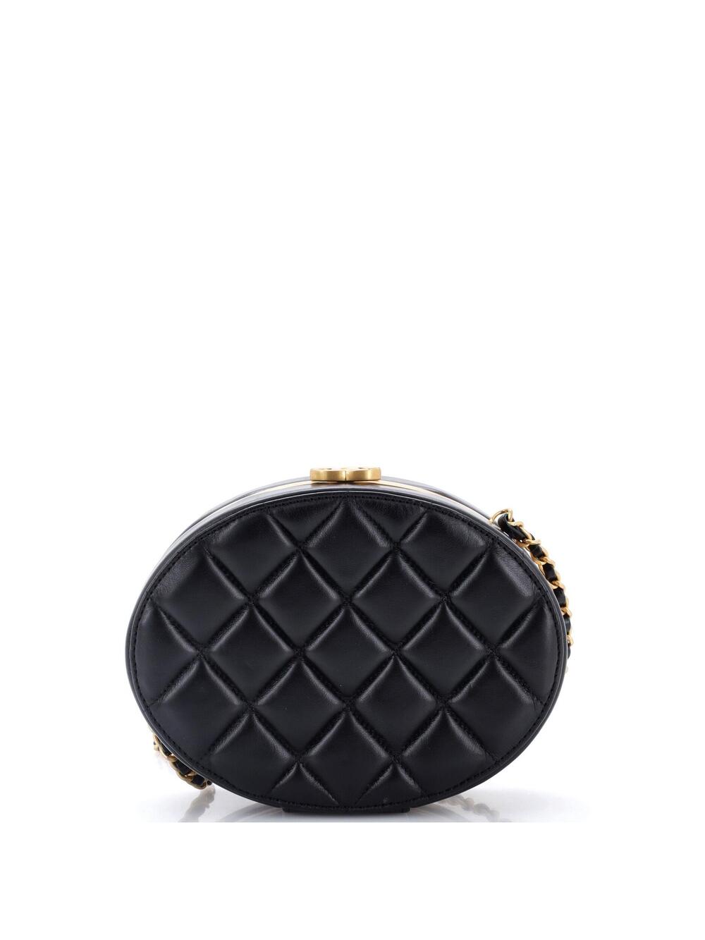 Chanel Oval Frame Clutch On Chain #312380C45B